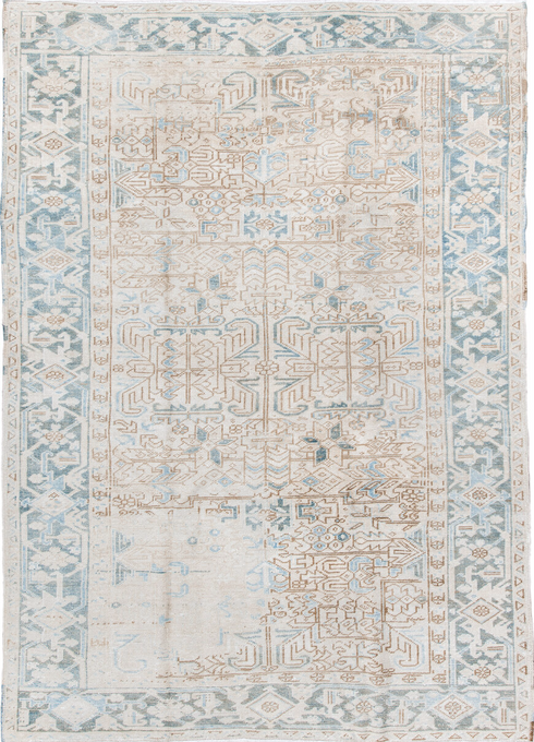 Antique Heriz Area Rug (6' x 9')